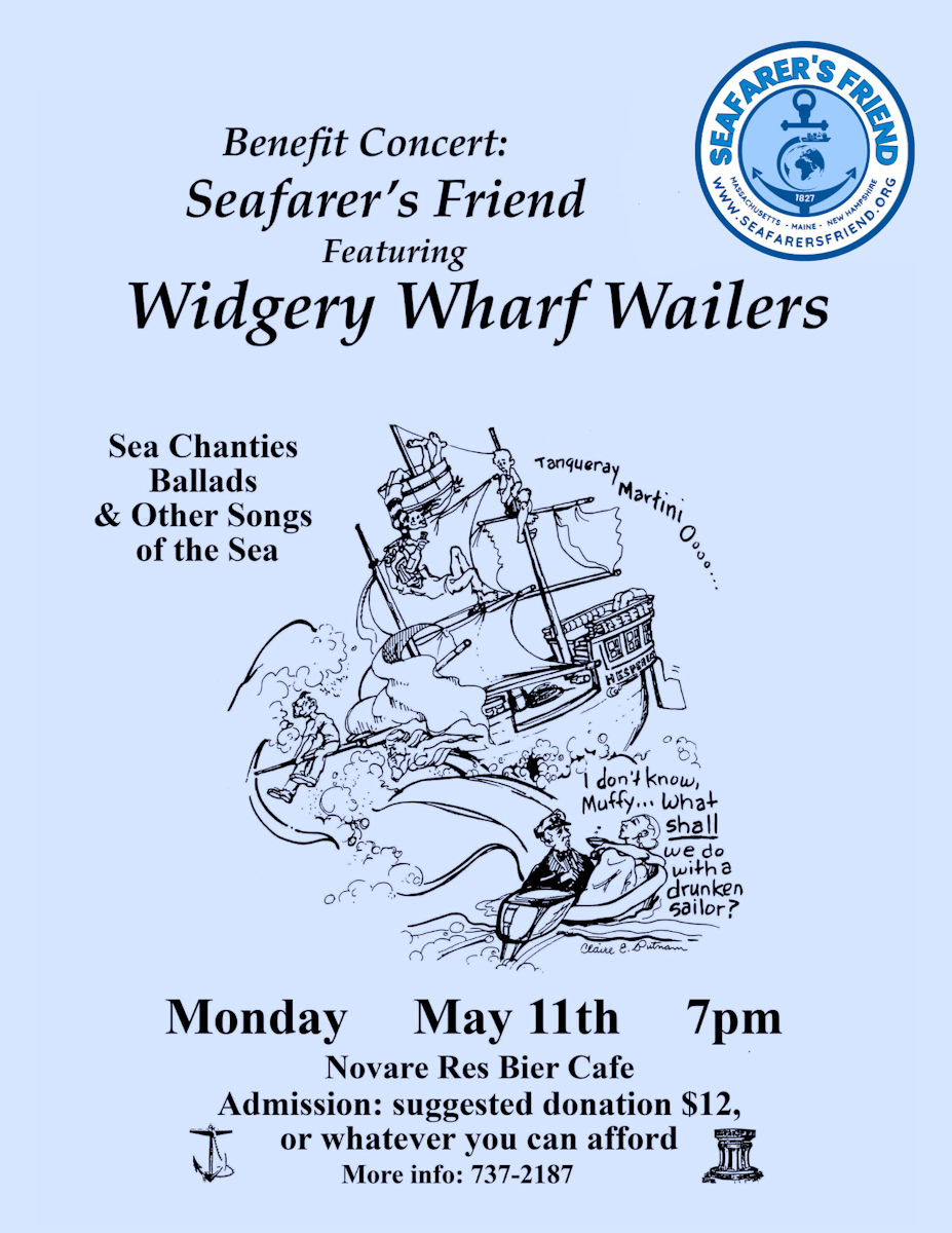 poster for Seafarers Benefit Concert May 11, 2026